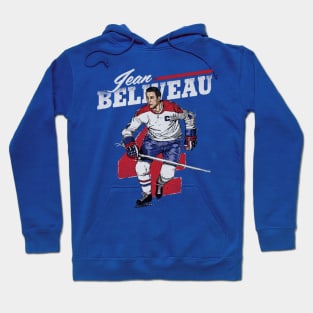 Jean Beliveau Montreal Retro Hoodie